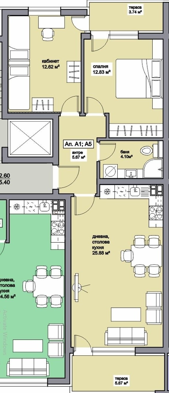 Продава 3-СТАЕН, гр. Пловдив, Прослав, снимка 2 - Апартаменти - 52814436