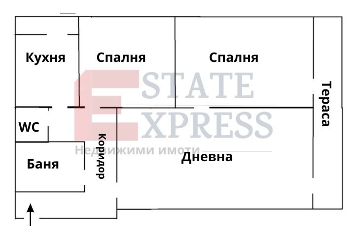 Продава 3-СТАЕН, гр. София, Бъкстон