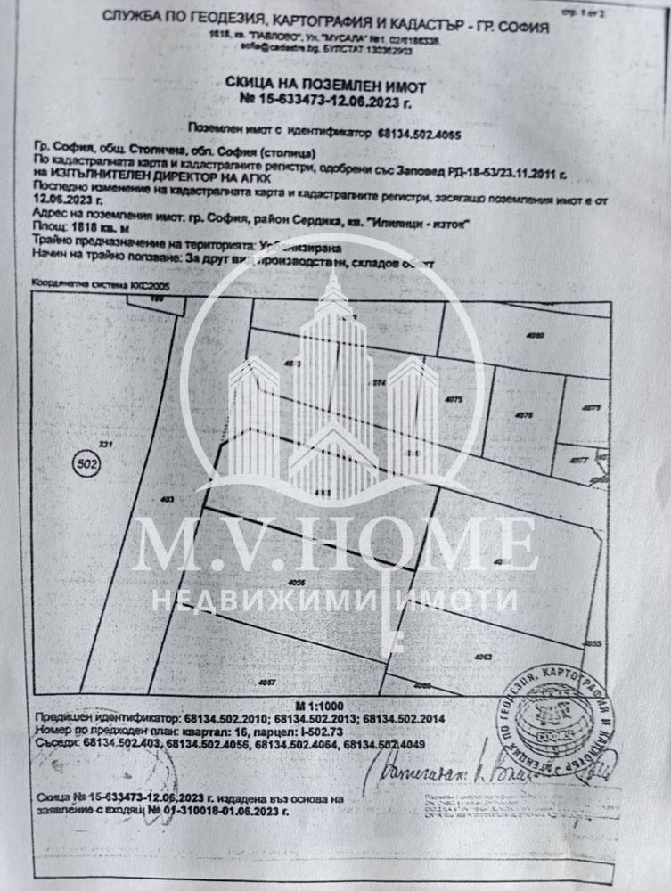 Продава ПАРЦЕЛ, гр. София, Илиянци, снимка 2 - Парцели - 53164817