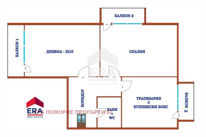 Продава 3-СТАЕН, гр. Поморие, област Бургас, снимка 15 - Aпартаменти - 47421007