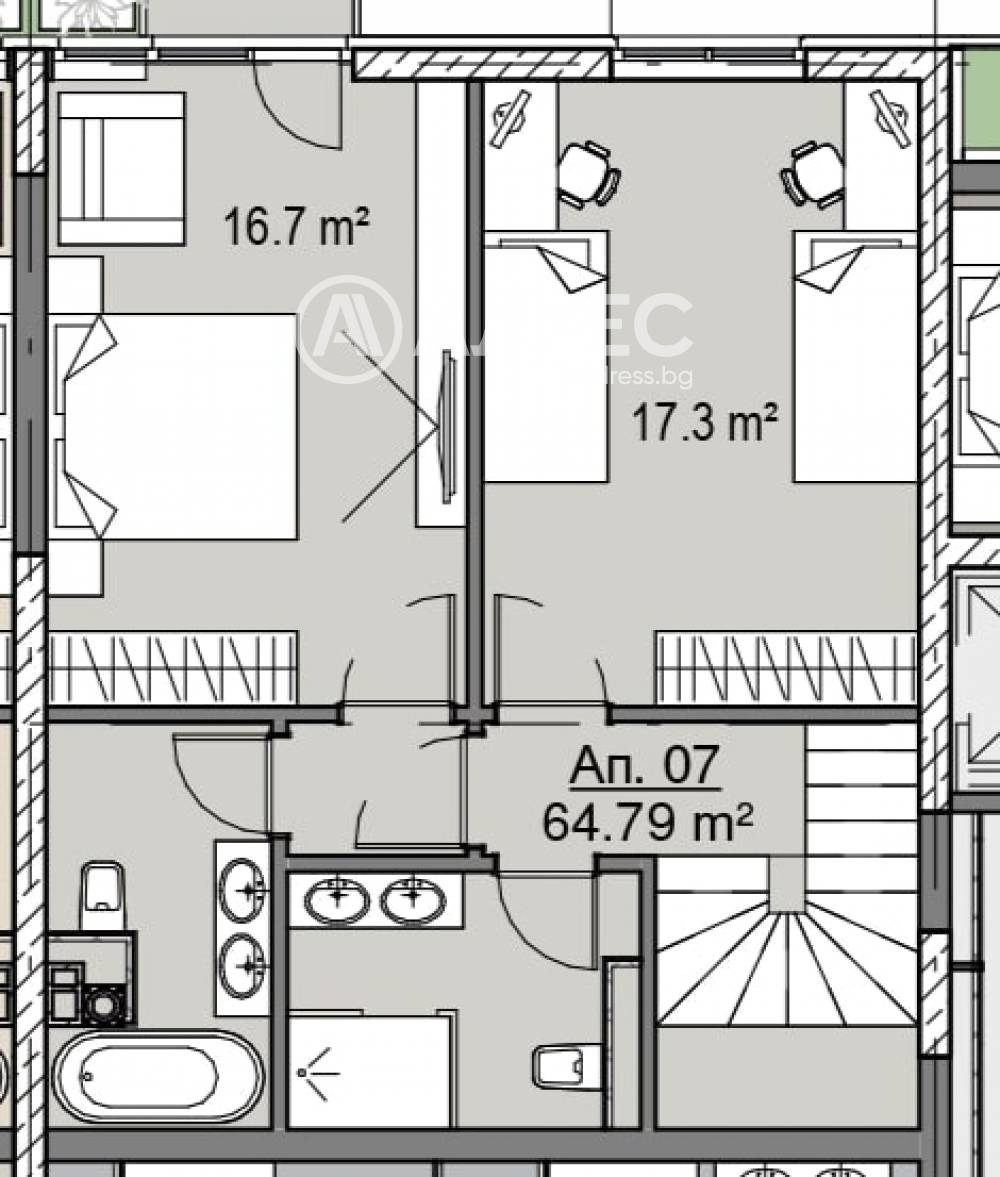 Продава 3-СТАЕН, гр. София, Кръстова вада, снимка 3 - Апартаменти - 54819039