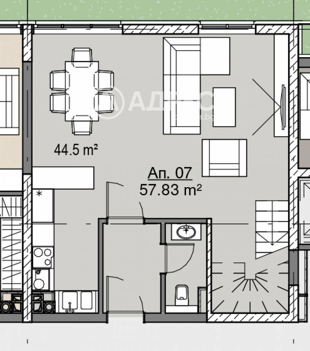 Продава 3-СТАЕН, гр. София, Кръстова вада, снимка 2 - Апартаменти - 54819039