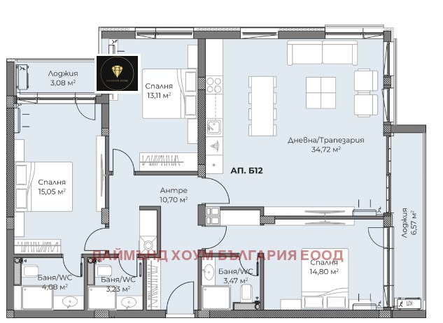 Продава 4-СТАЕН, гр. Пловдив, Христо Смирненски, снимка 2 - Aпартаменти - 48062866