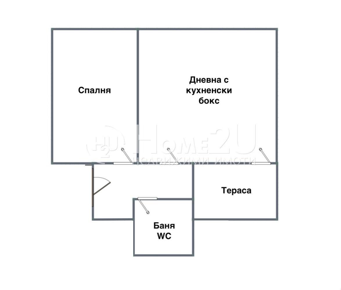 Продава 2-СТАЕН, гр. Варна, м-т Пчелина, снимка 5 - Апартаменти - 54143188