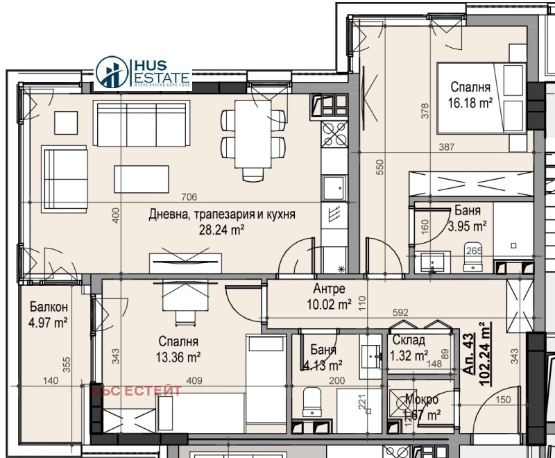 Продава  3-стаен град София , Манастирски ливади , 123 кв.м | 42304457 - изображение [2]