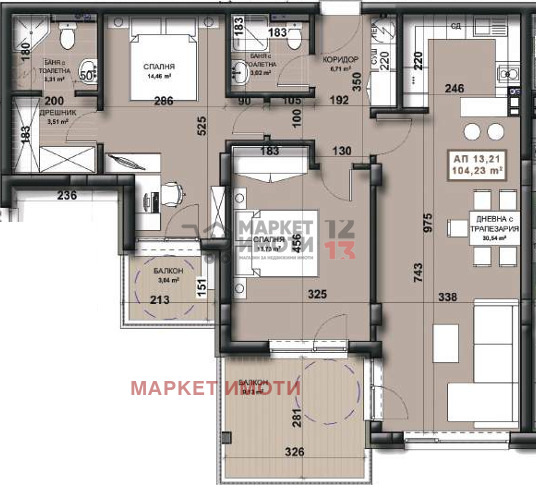 Продава 3-СТАЕН, гр. Стара Загора, Самара 3