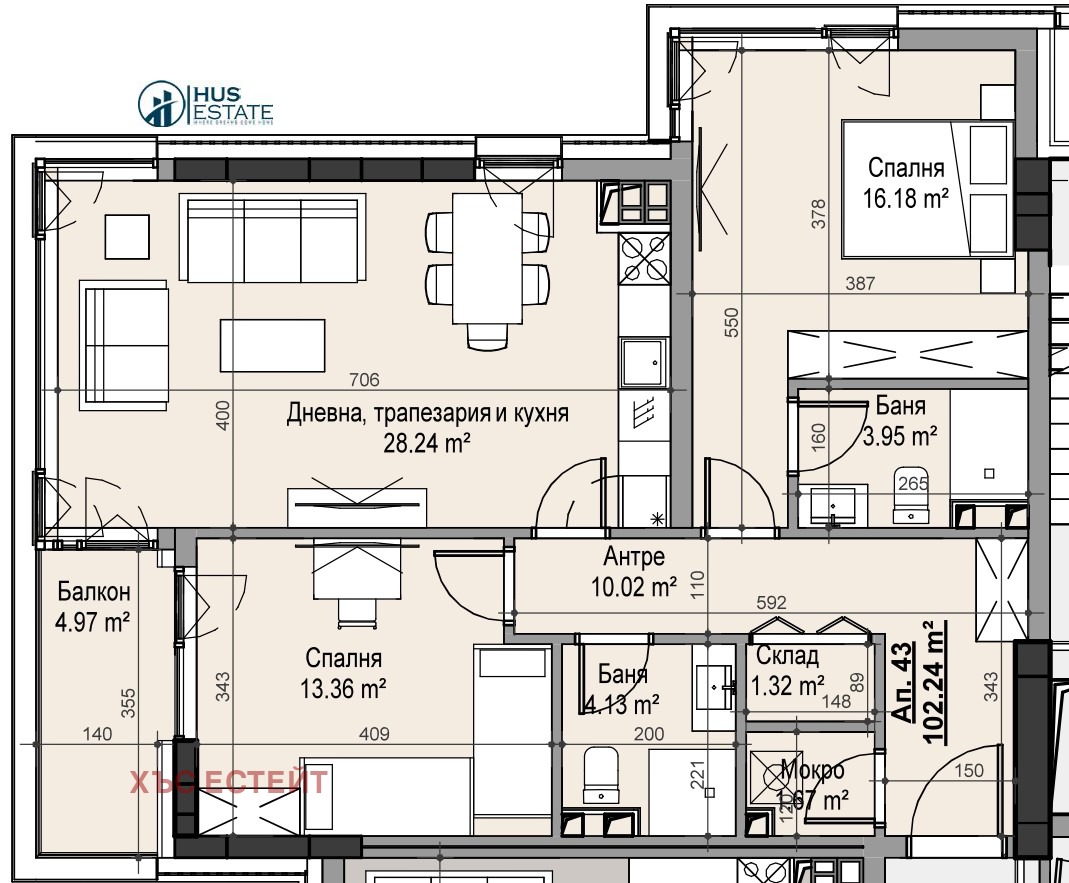 Продава 3-СТАЕН, гр. София, Манастирски ливади, снимка 2 - Апартаменти - 52126870