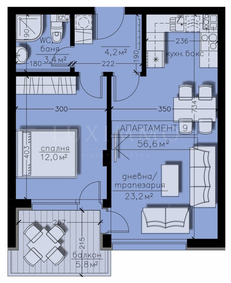 Продава 2-СТАЕН, гр. София, Бояна, снимка 9 - Aпартаменти - 48225704