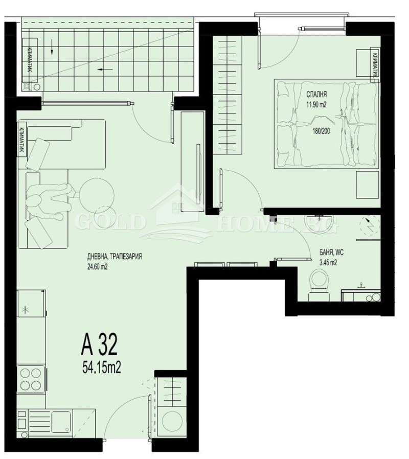 Продава 2-СТАЕН, гр. Пловдив, Христо Смирненски, снимка 2 - Апартаменти - 53412269