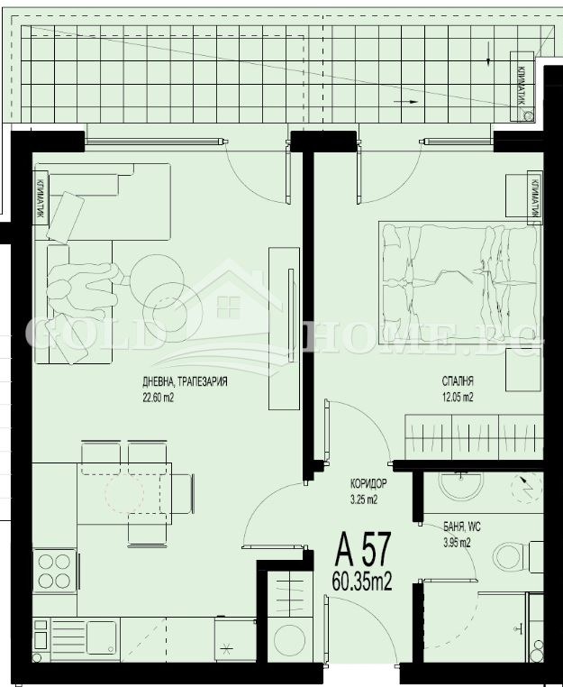 Продава 2-СТАЕН, гр. Пловдив, Христо Смирненски, снимка 8 - Апартаменти - 53412269