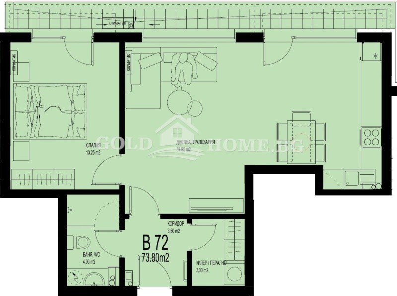 Продава 2-СТАЕН, гр. Пловдив, Христо Смирненски, снимка 12 - Апартаменти - 53412269