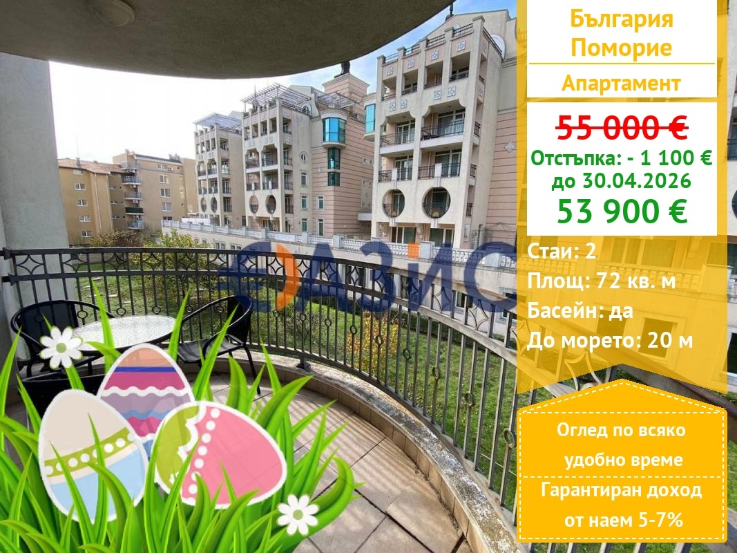 Продава 2-СТАЕН, гр. Поморие, област Бургас