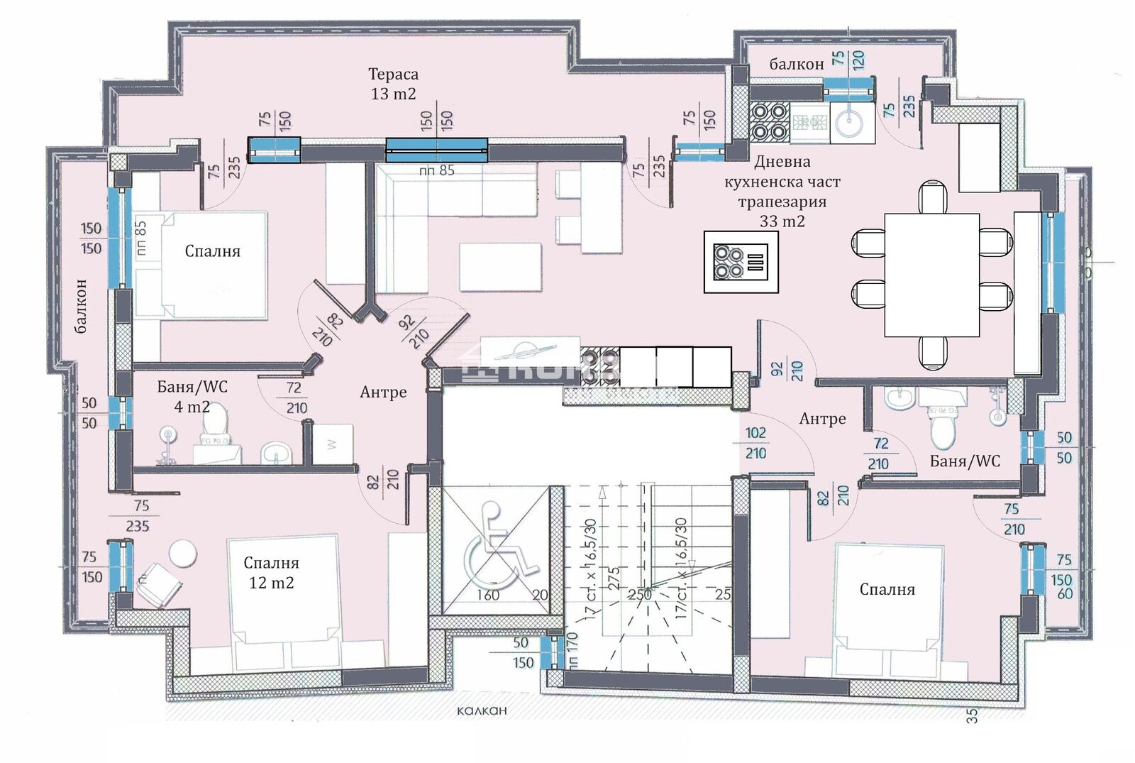 Продава МНОГОСТАЕН, гр. Пловдив, Център, снимка 2 - Апартаменти - 49955400