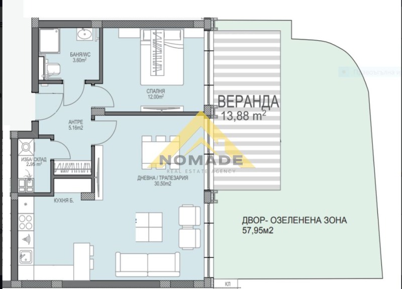 Продава 2-СТАЕН, гр. Пловдив, Христо Смирненски, снимка 5 - Aпартаменти - 49399458