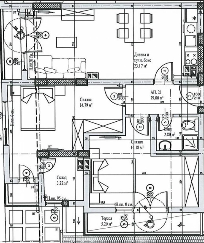 Продава 3-СТАЕН, гр. София, Манастирски ливади, снимка 4 - Апартаменти - 53506780