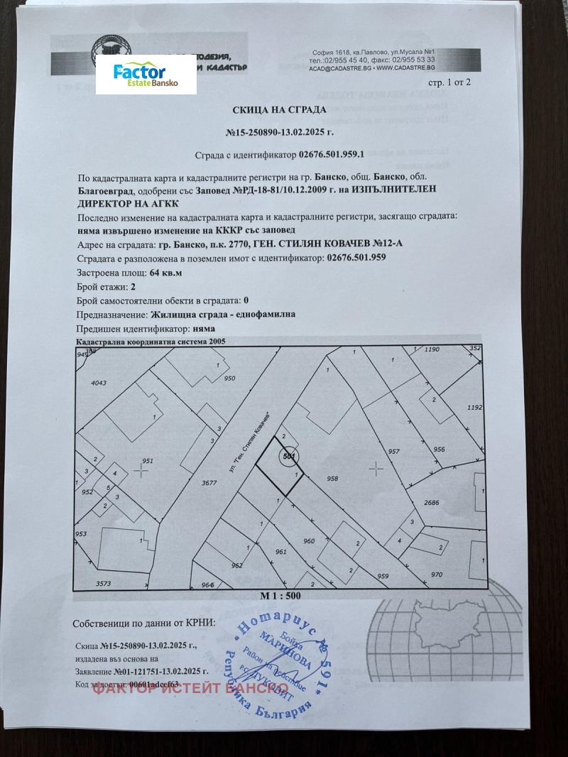 Продава КЪЩА, гр. Банско, област Благоевград, снимка 14 - Къщи - 49388864