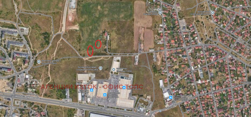 Продава ПАРЦЕЛ в град София, Враждебна - 2503 кв.м / 300 360 € » 587 453.10 лв., АГЕНЦИИ ИЗТОК - ОФИС ТОПС