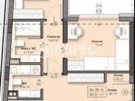 3-стаен град София, Връбница 2 1