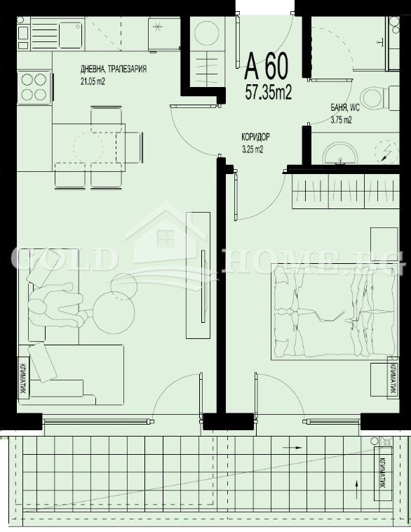 Продава 2-СТАЕН, гр. Пловдив, Христо Смирненски, снимка 7 - Апартаменти - 52411777