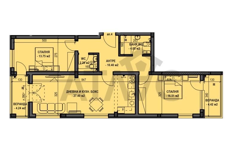 Te koop  2 slaapkamers Plovdiv , Ostromila , 116 m² | 17125106 - afbeelding [7]