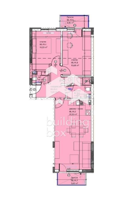 Продается  2 спальни Варна , Кайсиева градина , 102 кв.м | 25694576 - изображение [2]