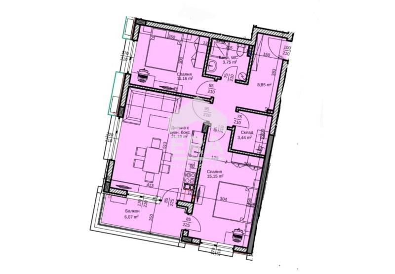 Продава 3-СТАЕН, гр. Велико Търново, Зона Б, снимка 7 - Апартаменти - 53273296