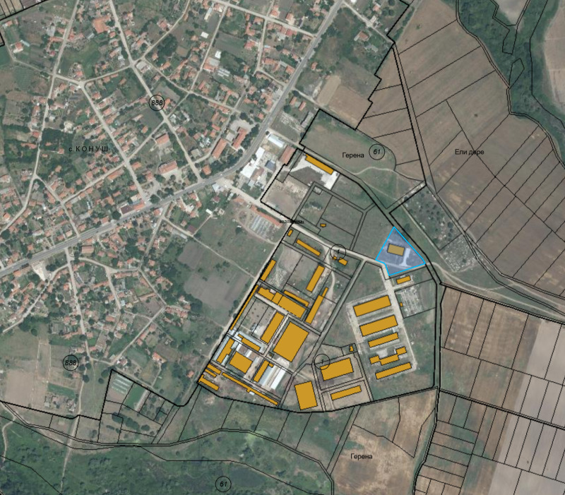 Продава ПРОМ. ПОМЕЩЕНИЕ, с. Конуш, област Хасково, снимка 10 - Производствени сгради - 52693523