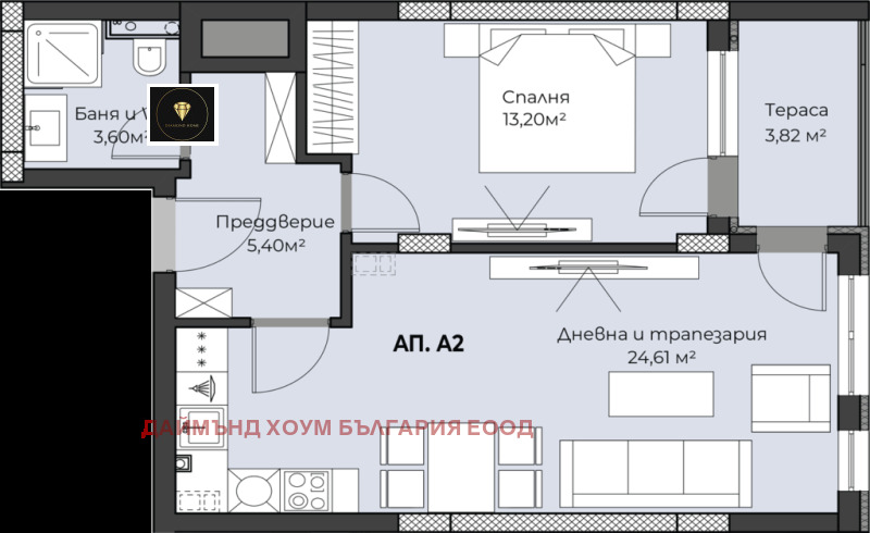 Продава 2-СТАЕН, гр. Пловдив, Пещерско шосе, снимка 2 - Aпартаменти - 47847915