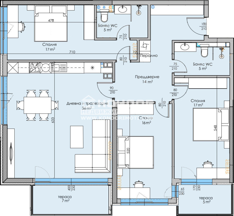 Продава  Многостаен град Пловдив , Кършияка , 167 кв.м | 82581452 - изображение [2]