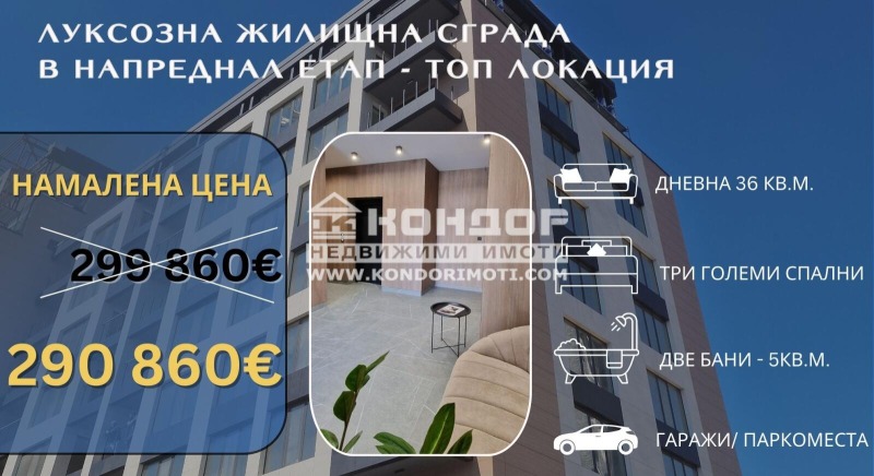 Продава МНОГОСТАЕН, гр. Пловдив, Кършияка