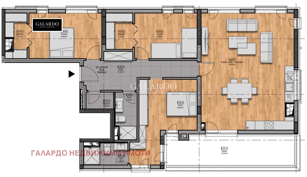 Продава 4-СТАЕН, гр. София, Кръстова вада, снимка 7 - Апартаменти - 54329211