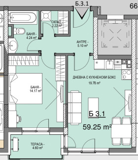 1 bedroom Malinova dolina, Sofia 2