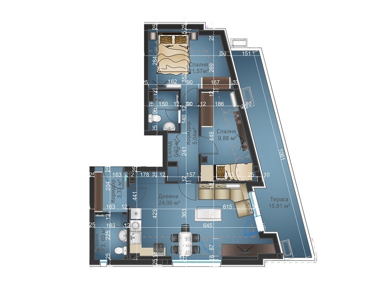 À venda  2 quartos Sofia , Liulin - centar , 110 m² | 88188171 - imagem [8]