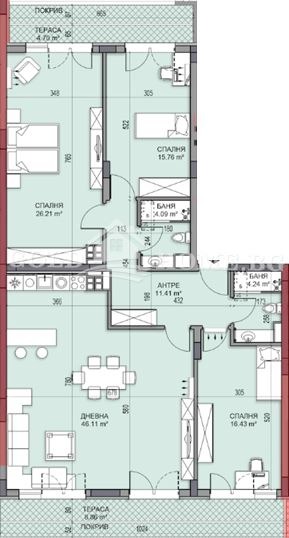 Продава 4-СТАЕН, гр. Пловдив, Гагарин, снимка 2 - Апартаменти - 53199332