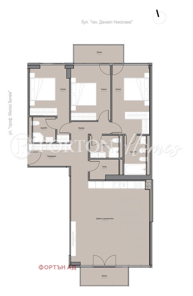 Продава 4-СТАЕН, гр. София, Оборище, снимка 2 - Апартаменти - 55725318
