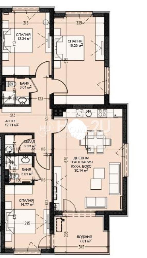 Продава 4-СТАЕН, гр. София, Овча купел, снимка 7 - Апартаменти - 56113042