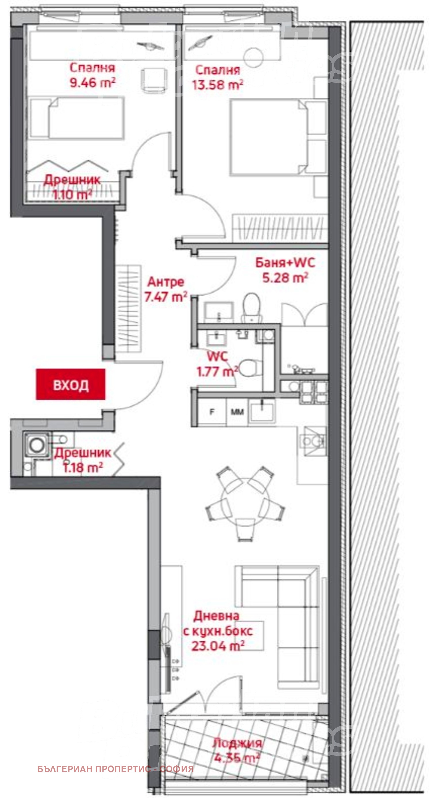 Продава 3-СТАЕН, гр. София, Манастирски ливади, снимка 7 - Апартаменти - 54202971