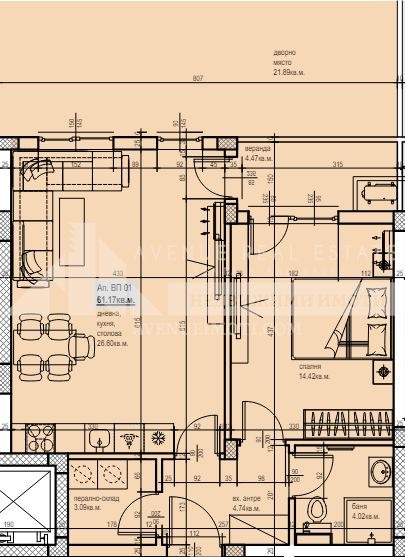 Продава 2-СТАЕН, гр. Пловдив, Южен, снимка 6 - Aпартаменти - 46554424