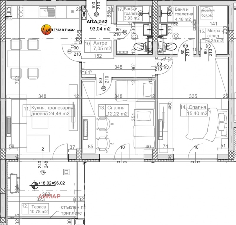 Продава  2-стаен град Варна , к.к. Слънчев ден , 59 кв.м | 25501742 - изображение [2]