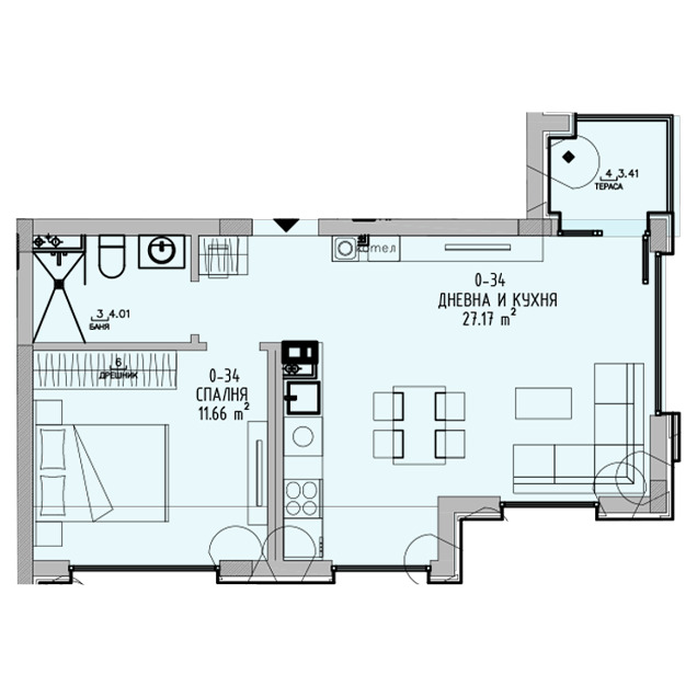 À vendre  1 chambre Sofia , Malinova dolina , 64 m² | 35445363 - image [3]