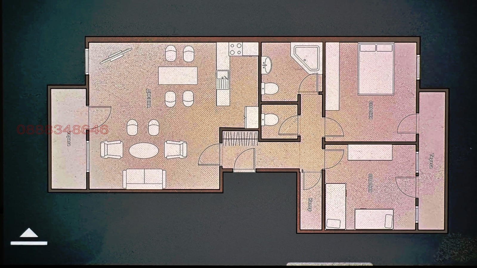 Продава 3-СТАЕН, гр. Стара Загора, Център, снимка 2 - Апартаменти - 55974930