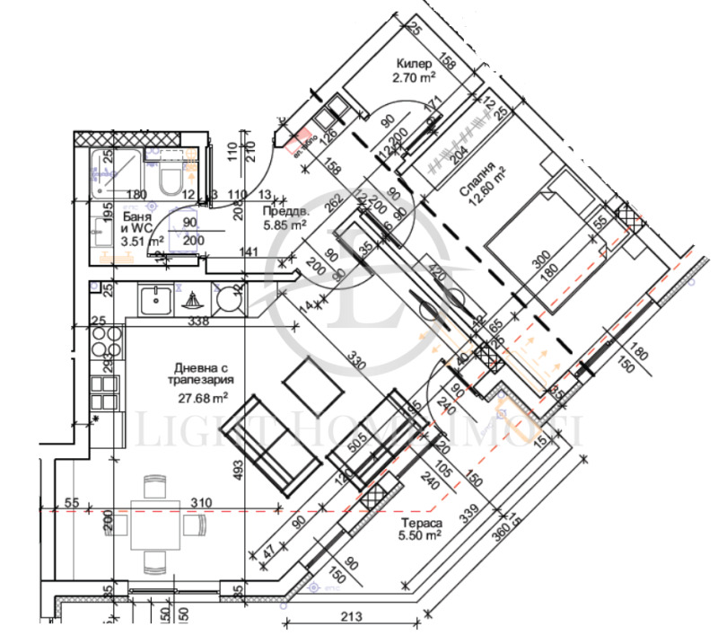 In vendita  1 camera da letto Plovdiv , Trakiia , 78 mq | 55407907 - Immagine [9]
