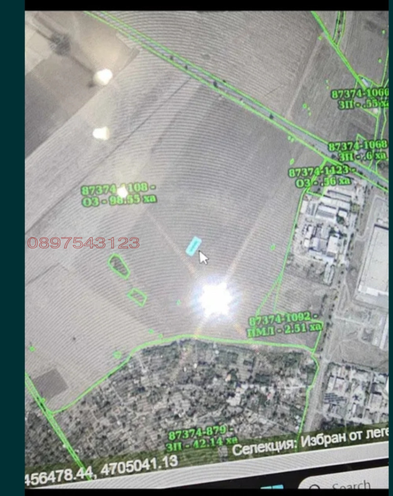 Продава ПАРЦЕЛ, гр. Ямбол, Промишлена зона, снимка 3 - Парцели - 52784790