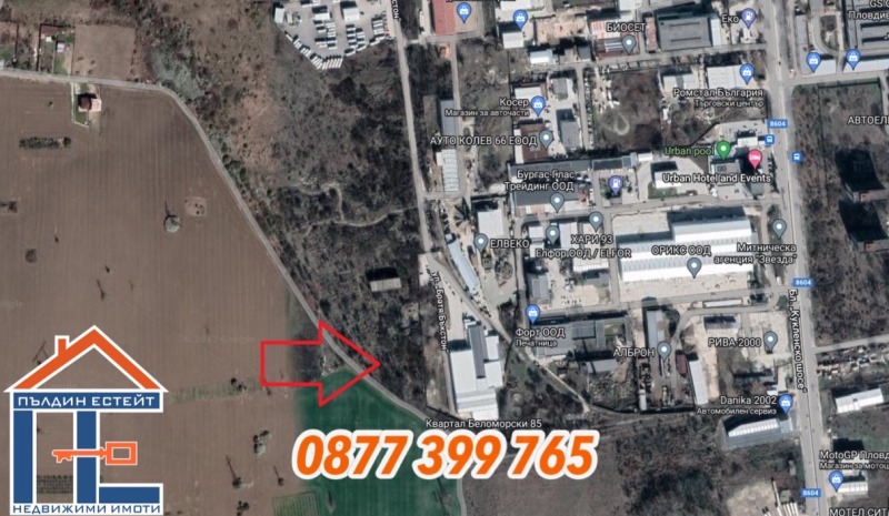 De vânzare  Complot Plovdiv , Industrialna zona - Iug , 3194 mp | 67158537 - imagine [3]