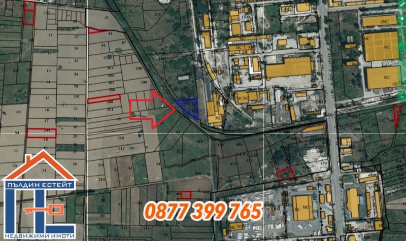 De vânzare  Complot Plovdiv , Industrialna zona - Iug , 3194 mp | 67158537 - imagine [4]