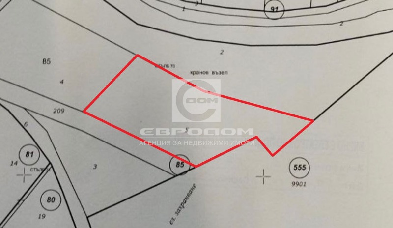 À venda  Trama região Stara Zagora , Zagore , 8436 m² | 75748681 - imagem [3]