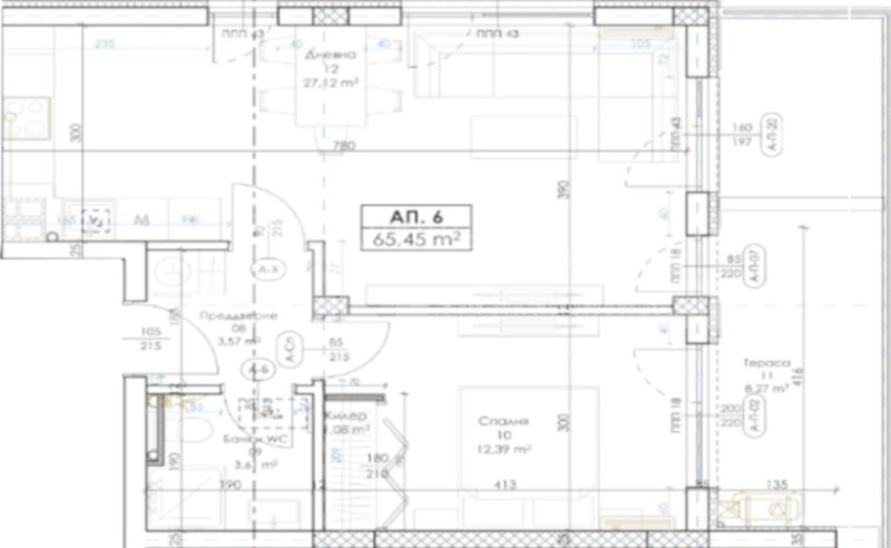 Продава 2-СТАЕН, гр. Пловдив, Беломорски, снимка 2 - Aпартаменти - 47254190