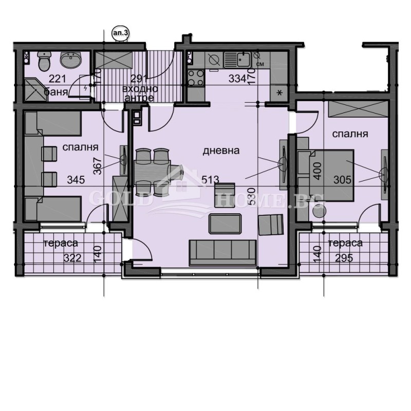 Продава 3-СТАЕН, гр. Пловдив, Остромила, снимка 2 - Aпартаменти - 48368516