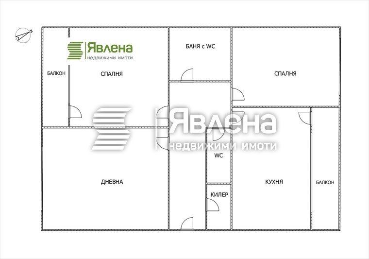 Продава 3-СТАЕН, гр. София, Света Троица, снимка 2 - Aпартаменти - 49564711