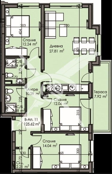 Продава  Многостаен град Бургас , Изгрев , 125 кв.м | 40842419